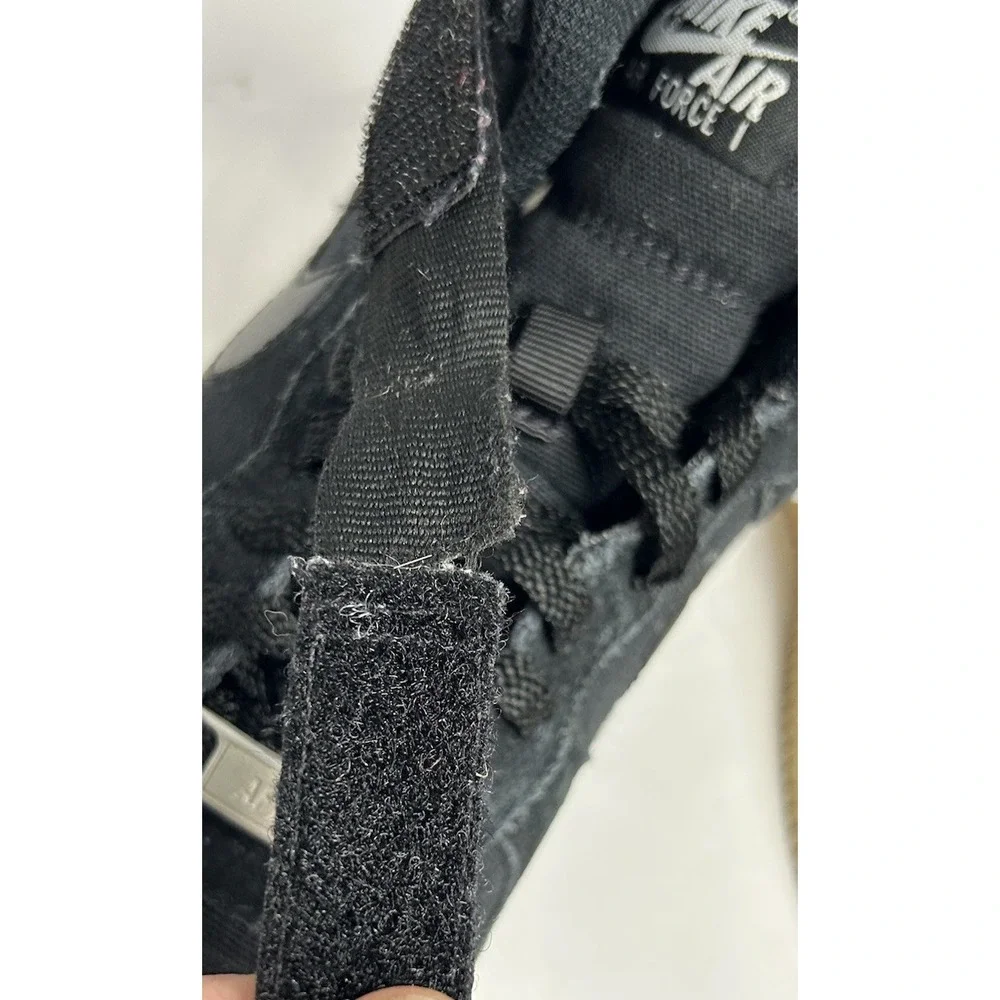 Nike Air Force 1 High GS 653998-009 Black Shoes Size‎ US 5.5Y Women's 7.5